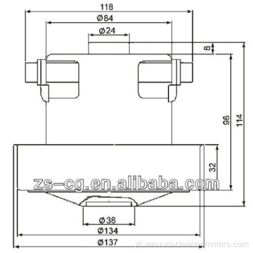 Motor aspirador HWX-CG07